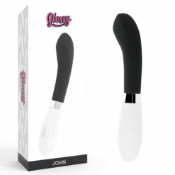 Comprar GLOSSY - JOHN VIBRADOR NEGRO al mejor precio - Envíos Discretos