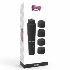 Comprar GLOSSY - POCKET  KURT MASAJEADOR NEGRO al mejor precio - Envíos Discretos