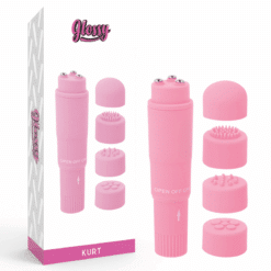 Comprar GLOSSY - POCKET  KURT MASAJEADOR ROSA al mejor precio - Envíos Discretos
