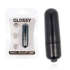 Comprar GLOSSY - SMALL BALA VIBRADORA NEGRO al mejor precio - Envíos Discretos