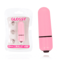 Comprar GLOSSY - SMALL BALA VIBRADORA ROSA al mejor precio - Envíos Discretos