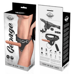 Comprar HARNESS ATTRACTION - ARNÉS  GEORGE REALÍSTICO VIBRADOR 19 CM -O- 4 CM al mejor precio - Envíos Discretos