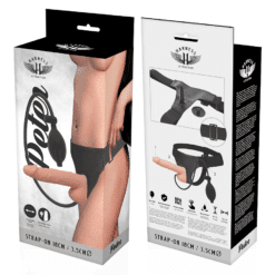 Comprar HARNESS ATTRACTION - ARNÉS  PETER CON PENE HINCHABLE 18 CM -O- 3.5 CM al mejor precio - Envíos Discretos