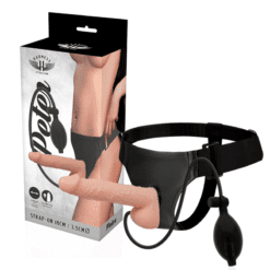Comprar HARNESS ATTRACTION - ARNÉS  PETER CON PENE HINCHABLE 18 CM -O- 3.5 CM al mejor precio - Envíos Discretos