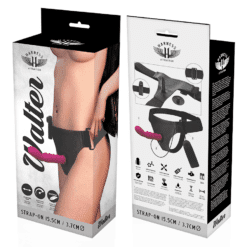 Comprar HARNESS ATTRACTION - ARNÉS  WALTER CON VIBRACIÓN 15.5 CM -O- 3.7 CM al mejor precio - Envíos Discretos