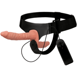 Comprar HARNESS ATTRACTION - HARRIS DOBLE PENETRACIÓN CON VIBRACIÓN 18 CM -O- 3.5 CM al mejor precio - Envíos Discretos
