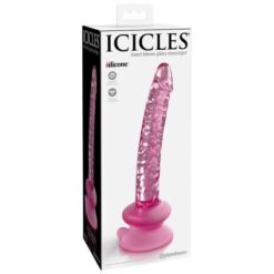 Comprar ICICLES - N. 86 DILDO VIDRIO CON VENTOSA al mejor precio - Envíos Discretos