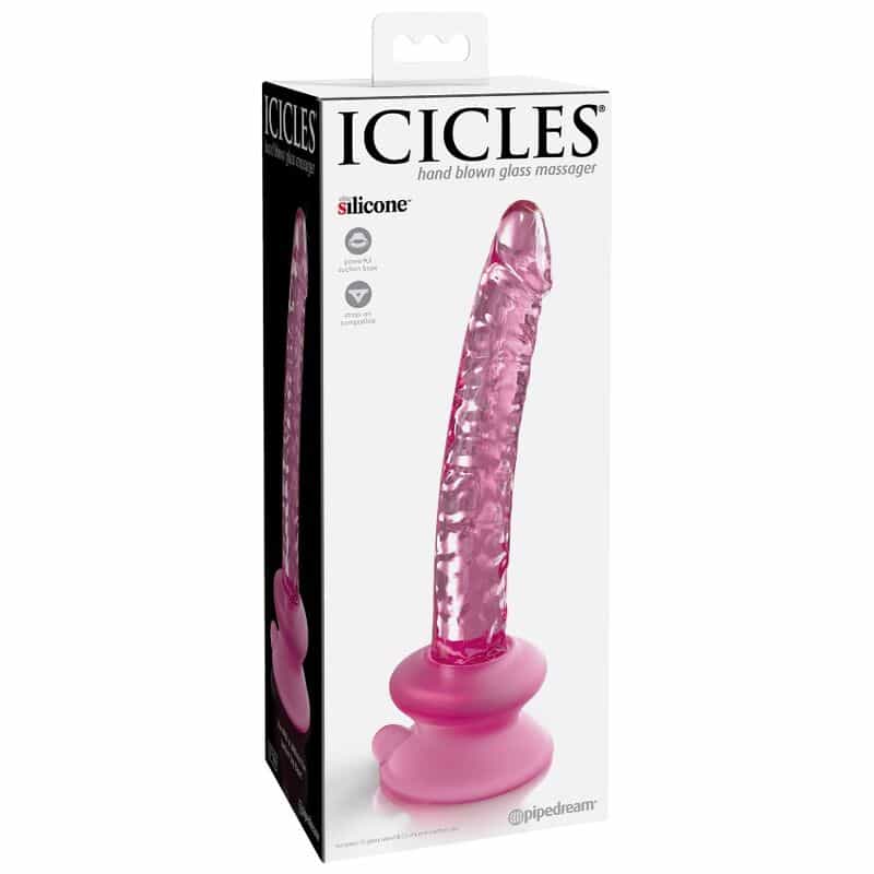 ICICLES - N. 86 DILDO VIDRIO CON VENTOSA - piKanteo | Despierta tu lado más piKante Comprar ICICLES - N. 86 DILDO VIDRIO CON VENTOSA al mejor precio - Envíos Discretos