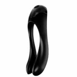 SATISFYER - CANDY CANE VIBRADOR DEDO NEGRO - piKanteo | Despierta tu lado más piKante