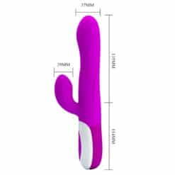 PRETTY LOVE - DEMPSEY VIBRADOR HINCHABLE RECARGABLE - piKanteo | Despierta tu lado más piKante