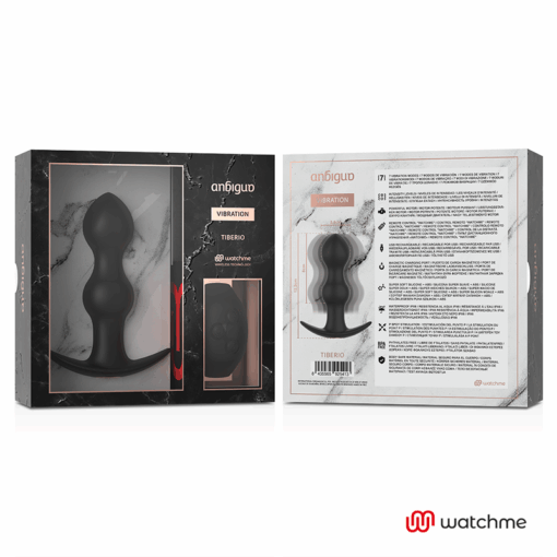 ANBIGUO - WATCHME CONTROL REMOTO PLUG VIBRADOR ANAL TIBERIO - Imagen 11