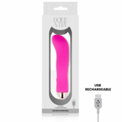 DOLCE VITA - VIBRADOR RECARGABLE TWO ROSA 7 VELOCIDADES - piKanteo | Despierta tu lado más piKante