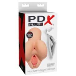 PDX PLUS - PICK YOUR PLEASURE MASTURBADOR DOBLE LIGHT SKIN - piKanteo | Despierta tu lado más piKante