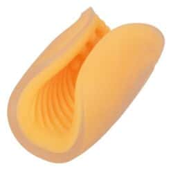 CALEXOTICS - BEADED GRIP MASTURBADOR TEXTURADO NARANJA - piKanteo | Despierta tu lado más piKante