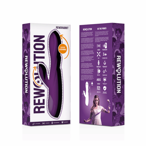 REWOLUTION - REWORABBIT VIBRADOR FLEXIBLE CON RABBIT - Imagen 7