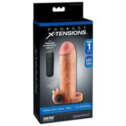 FANTASY X- TENSIONS - EXTENSION PARA EL PENE CON VIBRADOR REAL FEEL 1 - piKanteo | Despierta tu lado más piKante