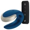 SATISFYER - APP DOUBLE LOVE VIBRADOR PAREJAS LUXURY AZUL - piKanteo | Despierta tu lado más piKante