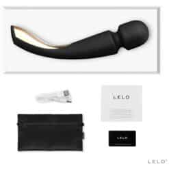 LELO - MASAJEADOR SMART MEDIUM WAND 2 NEGRO - piKanteo | Despierta tu lado más piKante