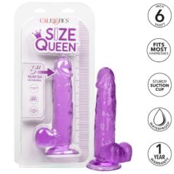 Alternative view of CALEXOTICS - SIZE QUEEN DILDO LILA 15.3 CM