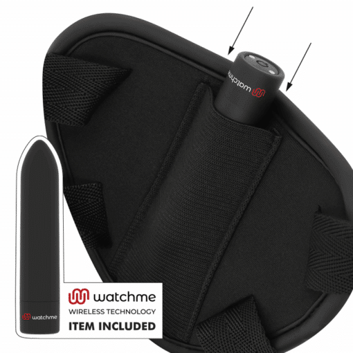 FETISH SUBMISSIVE CYBER STRAP - ARNÉS CON DILDO Y BALA CONTROL REMOTO TECNOLOGÍA WATCHME L - Imagen 3
