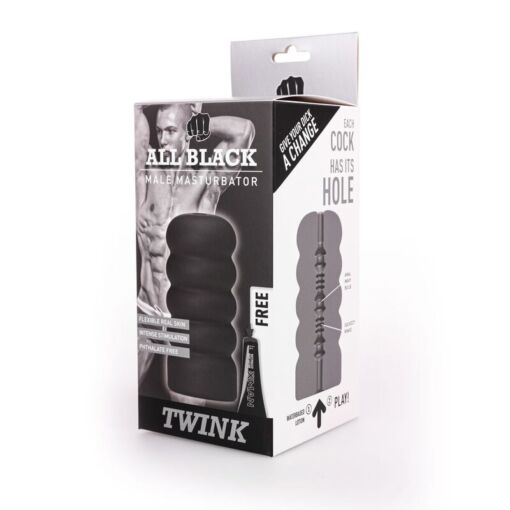 ALL BLACK - MASTURBADOR TWINK - Imagen 2