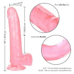 CALEXOTICS - SIZE QUEEN DILDO ROSA 20.3 CM - piKanteo | Despierta tu lado más piKante