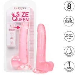Alternative view of CALEXOTICS - SIZE QUEEN DILDO ROSA 20.3 CM