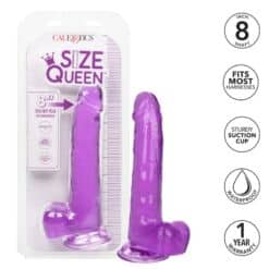 CALEXOTICS - SIZE QUEEN DILDO LILA 20.3 CM - piKanteo | Despierta tu lado más piKante