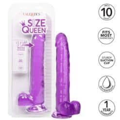 CALEXOTICS - SIZE QUEEN DILDO LILA 25.5 CM - piKanteo | Despierta tu lado más piKante