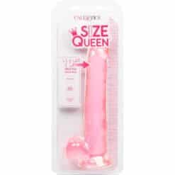 CALEXOTICS - SIZE QUEEN DILDO ROSA 25.5 CM - piKanteo | Despierta tu lado más piKante