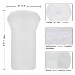 CALEXOTICS - MASTURBADOR BOUNDLESS STROKER TRANSPARENTE - piKanteo | Despierta tu lado más piKante