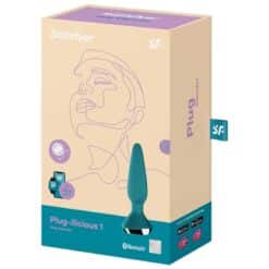 SATISFYER - PLUG ILICIOUS 1 PLUG VIBRADOR VERDE - piKanteo | Despierta tu lado más piKante