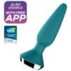 SATISFYER - PLUG ILICIOUS 1 PLUG VIBRADOR VERDE - piKanteo | Despierta tu lado más piKante