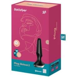 SATISFYER - PLUG ILICIOUS 2 PLUG VIBRADOR NEGRO - piKanteo | Despierta tu lado más piKante