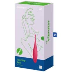 SATISFYER - TWIRLING FUN ESTIMULADOR CLITORIS ROJO - piKanteo | Despierta tu lado más piKante