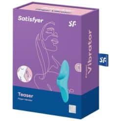 SATISFYER - TEASER DEDAL VIBRADOR AZUL LIGHT - piKanteo | Despierta tu lado más piKante