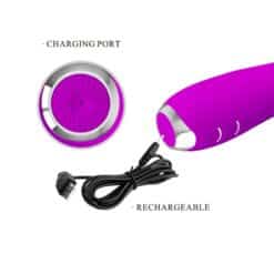 PRETTY LOVE - MOLLY VIBRADOR CON ROTACION RECARGABLE - piKanteo | Despierta tu lado más piKante