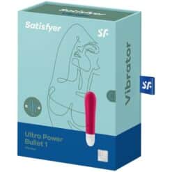 SATISFYER - ULTRA POWER BULLET 1 BALA VIBRADORA ROJA - piKanteo | Despierta tu lado más piKante