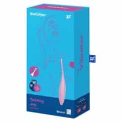 SATISFYER - TWIRLING JOY ESTIMULADOR CLITORIS ROSA - piKanteo | Despierta tu lado más piKante