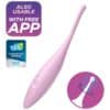 SATISFYER - TWIRLING JOY ESTIMULADOR CLITORIS ROSA - piKanteo | Despierta tu lado más piKante