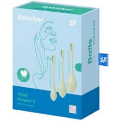 SATISFYER - YONI POWER 2 KIT DE ENTRENAMIENTO VERDE - piKanteo | Despierta tu lado más piKante