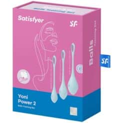 SATISFYER - YONI POWER 2 KIT DE ENTRENAMIENTO AZUL - piKanteo | Despierta tu lado más piKante