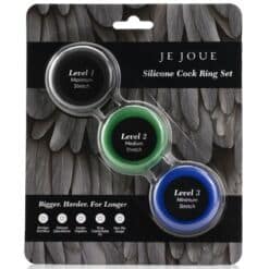 JE JOUE - SILICONE SET ANILLOS PENE DE SILICONA - piKanteo | Despierta tu lado más piKante
