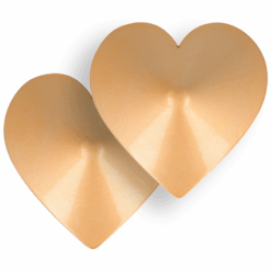 COQUETTE CHIC DESIRE - CUBRE PEZONES METAL CORAZONES DORADOS - piKanteo | Despierta tu lado más piKante