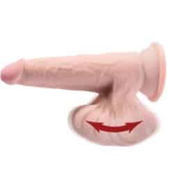 KING COCK - PLUS 3D DILDO SWINGING BALLS 15.2 CM NATURAL - piKanteo | Despierta tu lado más piKante