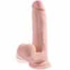 KING COCK - PLUS 3D DILDO SWINGING BALLS 20.3 CM - piKanteo | Despierta tu lado más piKante
