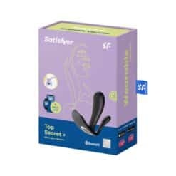SATISFYER - TOP SECRET + VIBRADOR NEGRO - piKanteo | Despierta tu lado más piKante