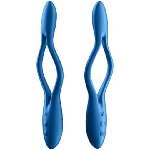 SATISFYER - ELASTIC GAME MULTI VIBRADOR AZUL - Imagen 2