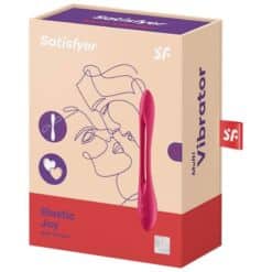 SATISFYER - ELASTIC JOY MULTI VIBRADOR ROJO - piKanteo | Despierta tu lado más piKante