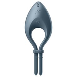 Alternative view of SATISFYER - BULLSEYE ANILLO VIBRADOR APP GRIS